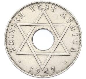 1/2 пенни 1947 года KN Британская Западная Африка — Фото №1