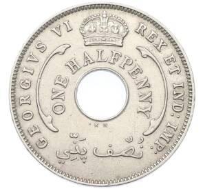 1/2 пенни 1947 года KN Британская Западная Африка — Фото №2