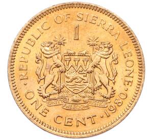 1 цент 1980 года Сьерра-Леоне — Фото №1
