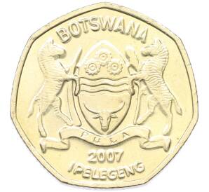 1 пула 2007 года Ботсвана — Фото №2
