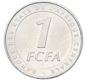 1 франк 2006 года Центрально-Африканский валютный союз — Фото №2