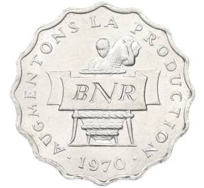 2 франка 1970 года Руанда — Фото №1