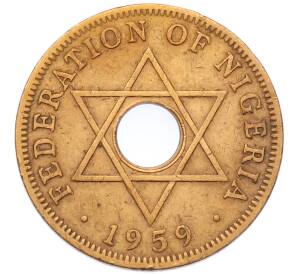 1 пенни 1959 года Британская Нигерия — Фото №1