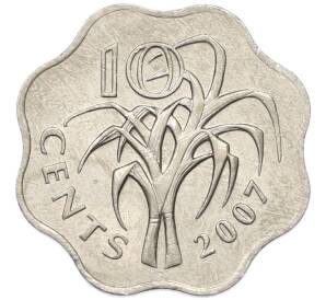 10 центов 2007 года Свазиленд — Фото №1