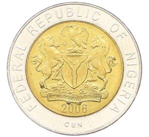 1 найра 2006 года Нигерия — Фото №2