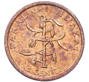 1 сенити 1990 года Тонга — Фото №2