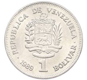 1 боливар 1989 года Венесуэла — Фото №1