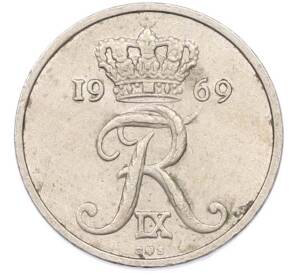 10 эре 1969 года Дания — Фото №1