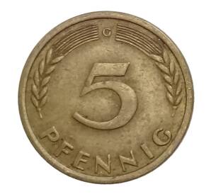 5 пфеннигов 1949 года G Германия
