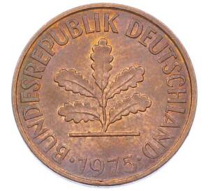 2 пфеннига 1975 года G Германия — Фото №1