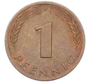 1 пфенниг 1978 года F Германия — Фото №2