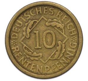 10 рентенпфеннигов 1924 года A Германия — Фото №2