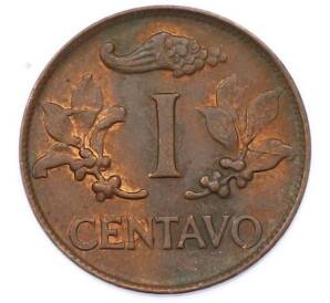 1 сентаво 1969 года Колумбия — Фото №1