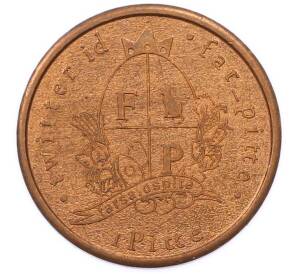 Жетон 1 питте 2010 года Италия «Пиццерия Far-Pitte» — Фото №2