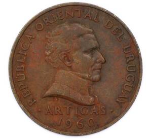 5 сентесимо 1960 года Уругвай — Фото №2