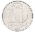 Монета 10 пфеннигов 1979 года Восточная Германия (ГДР) (Артикул: K8-1976) — Фото №1