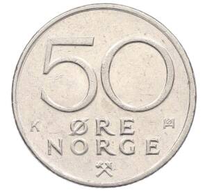 50 эре 1986 года Норвегия — Фото №2