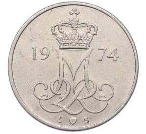 10 эре 1974 года Дания — Фото №1