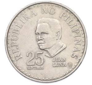 25 сентимо 1977 года Филиппины — Фото №2