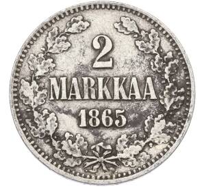2 марки 1865 года Русская Финляндия — Фото №1