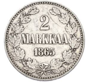 2 марки 1865 года Русская Финляндия — Фото №1