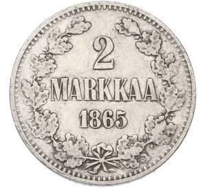 2 марки 1865 года Русская Финляндия — Фото №1