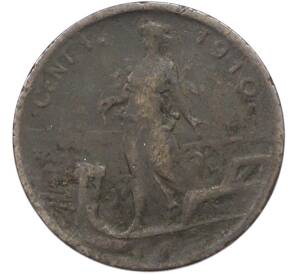 1 чентезимо 1910 года Италия — Фото №1