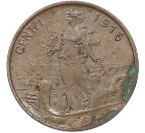 1 чентезимо 1916 года Италия — Фото №1