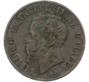 1 чентезимо 1867 года Италия — Фото №2