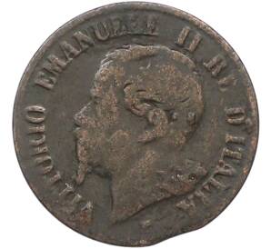 1 чентезимо 1862 года Италия — Фото №2