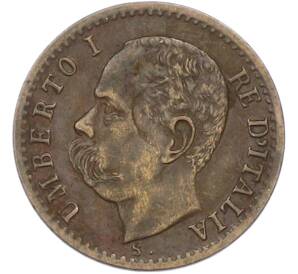 1 чентезимо 1895 года Италия — Фото №2