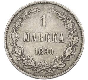 1 марка 1890 года Русская Финляндия — Фото №1