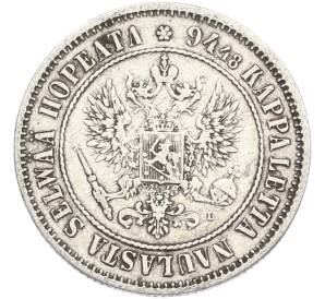1 марка 1890 года Русская Финляндия — Фото №2