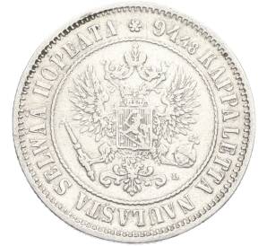 1 марка 1890 года Русская Финляндия — Фото №2