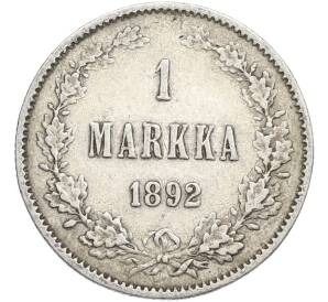 1 марка 1892 года Русская Финляндия — Фото №1