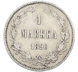1 марка 1890 года Русская Финляндия — Фото №1