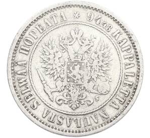 1 марка 1874 года Русская Финляндия — Фото №2