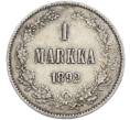 Монета 1 марка 1892 года Русская Финляндия (Артикул: M1-66497) — Фото №1