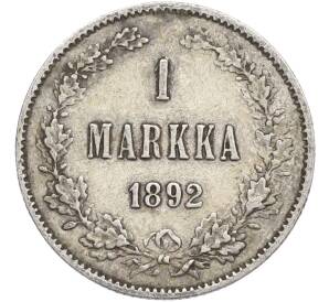 1 марка 1892 года Русская Финляндия — Фото №1
