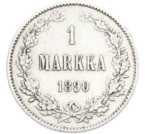 1 марка 1890 года Русская Финляндия — Фото №1