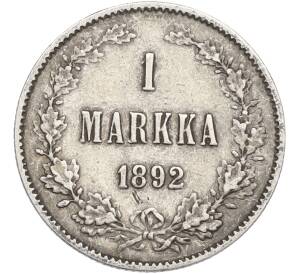 1 марка 1892 года Русская Финляндия — Фото №1