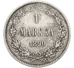 1 марка 1890 года Русская Финляндия — Фото №1