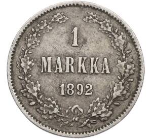 1 марка 1892 года Русская Финляндия — Фото №1