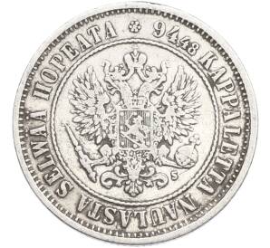 1 марка 1874 года Русская Финляндия — Фото №2