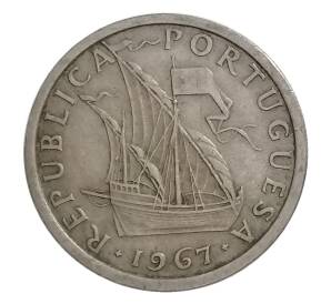 5 эскудо 1967 года Португалия — Фото №1