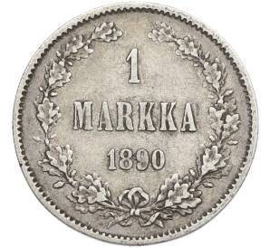 1 марка 1890 года Русская Финляндия — Фото №1