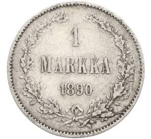 1 марка 1890 года Русская Финляндия — Фото №1