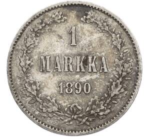 1 марка 1890 года Русская Финляндия — Фото №1