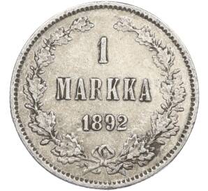 1 марка 1892 года Русская Финляндия — Фото №1