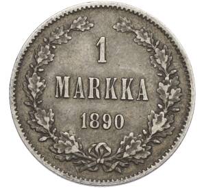 1 марка 1890 года Русская Финляндия — Фото №1